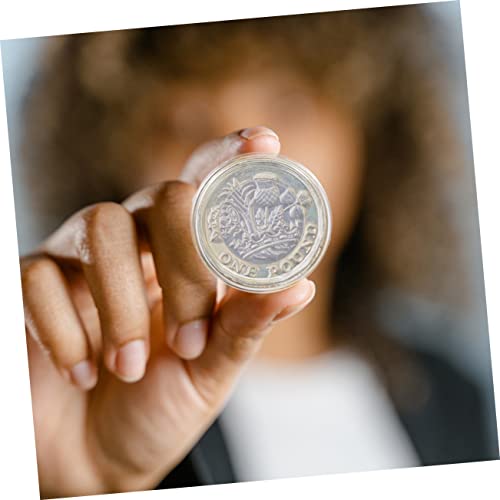 100 cápsulas protectoras para monedas Abaodam miniatura 6