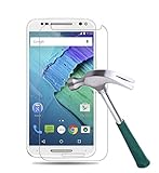 Moto X Pure Edition Screen Protector,TANTEK [Bubble-Free][Anti-Scratch][Anti-Fingerprint] Tempered Glass Screen Protector for Motorola Moto X Pure Edition (2015) / X Style,[Lifetime Warranty]-[1Pack]