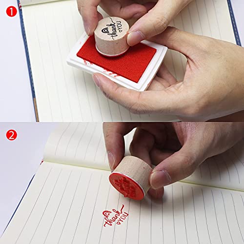 Fun Gift Set di 12 Mini Timbri Natale Bambini