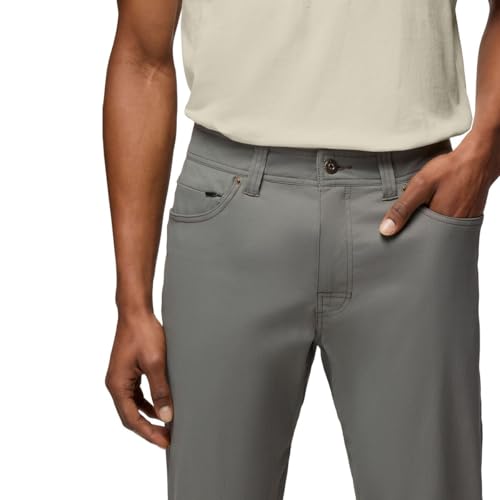 Prana Men's Stretch Zion 5 Pocket SL Pants, Thyme4