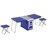 mesas plegables camping ikea ✅DIMENSIONES: Mesa: 105x51x42cm, Plegada: 51x33x42cm, Nevera: 42x19x36cm, Silla: 23.5x22.5x26cm (LxANxAL). Capacidad máx. de carga: mesa: 10kg, silla: 120kg.