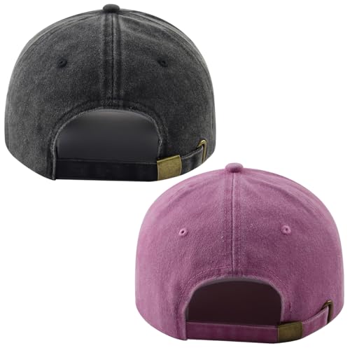 Image of 2PCS Mom and Dad EST 2025 Hat for Women Men, Funny Adjustable Cotton Embroidered New Parents Gifts Baseball Cap