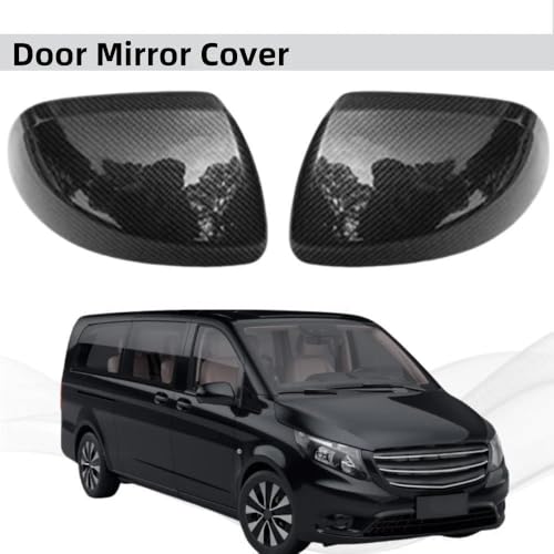 Couverture miroir de porte carbone Benz Vito W447 pour masquer les rayures