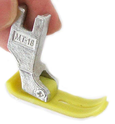 Well Made Tools MT-18 Industrial Sewing Machines Extra Thin Precise Teflon Foot, for Brother, Singer, Juki and More- Ideal for Professional Use