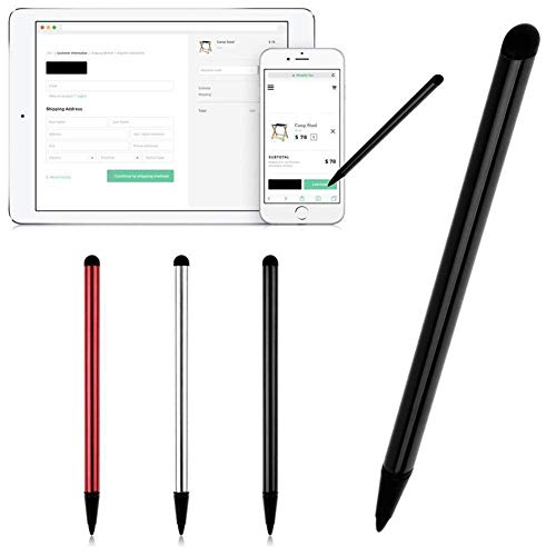 USlingbi Caneta Stylus Resistiva Universal de 3 Peças com Tela Sensível ao Toque Caneta de Desenho S