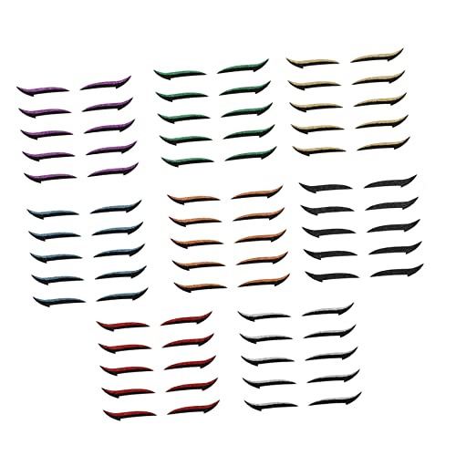 VICASKY Fashion Eyeliner Stickers Set 40 Pairs Double Eyelid Strips Self-adhesive Eyeliner Decals for Halloween Events