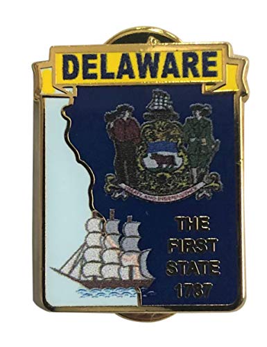 Mapa de Delaware con forma del estado en relieve de madera para pared de oficina 2
