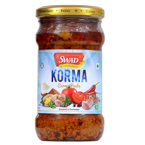 Image of SWAD Korma Curry Paste Masala /Ready to Cook All Purpose Gravy for Chicken Korma Masala /No Preservatives, Colours or Artificial Flavours - 300gm
