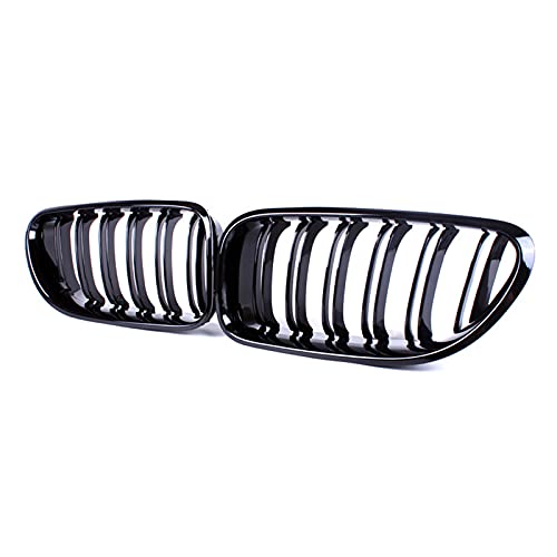 Grilles de pare-chocs voiture noires au design épuré Série 6 M6