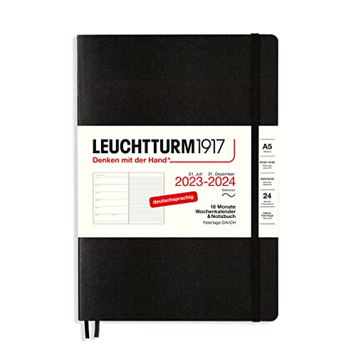 LEUCHTTURM1917 Wochenkalender 2026 A5 - Softcover Notizbuch & Kalender