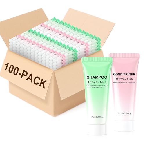 Kocpudu Travel Shampoo And Conditioner Bulk, 30ml Travel Size (100-PACK)