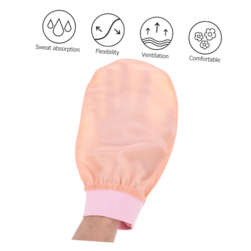 Image of Exfoliating Glove Body Washing Bathing Mitten Exfoliating Bath Glove Double Sided Exfoliating Mitt Shower Scrubber for Women Gentle Deep Cleansing Washable