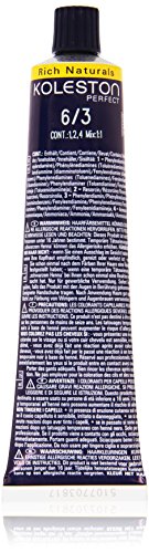 Wella Professionals Koleston 6/ 3 dunkel-blond-gold, 1er Pack (1 x 60 ml)
