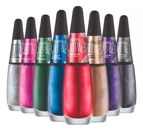 Kit 8 Esmaltes Impala Juliana Paes Na Estrada - Coleção Nova