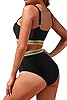 Adisputent Womens High Waisted Bikini Sets Sporty ... #5
