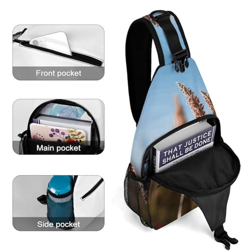 Mochila tipo bandolera para senderismo y uso casual miniatura 4