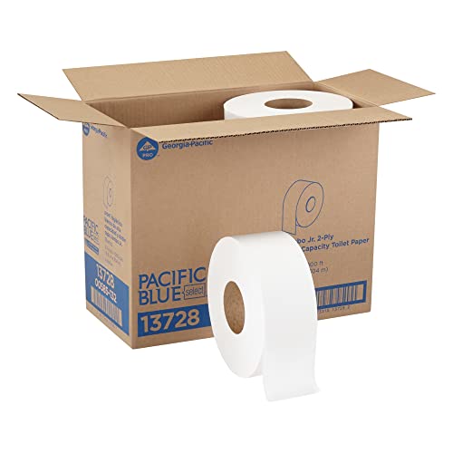 Georgia-Pacific Pacific Blue Select 2-Ply Jumbo Jr. 9'' Toilet Paper by GP PRO...