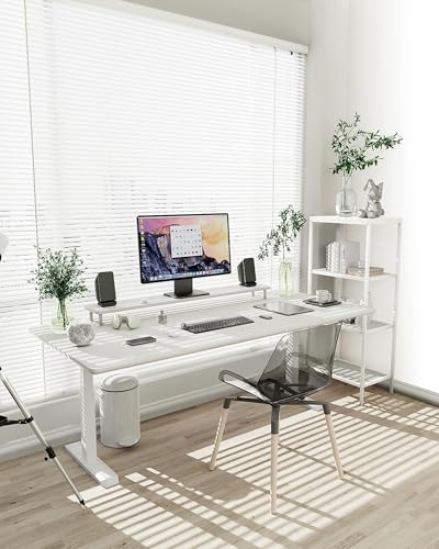 Image of YSAGi Non-Slip Desk Mat, Waterproof Large Mouse Pad 120x60 cm White | Protects From Scratches, Stains, Spills, Ultra-Thin for Precise Mouse & Writing, Easy-Clean for Office, Home, Decor