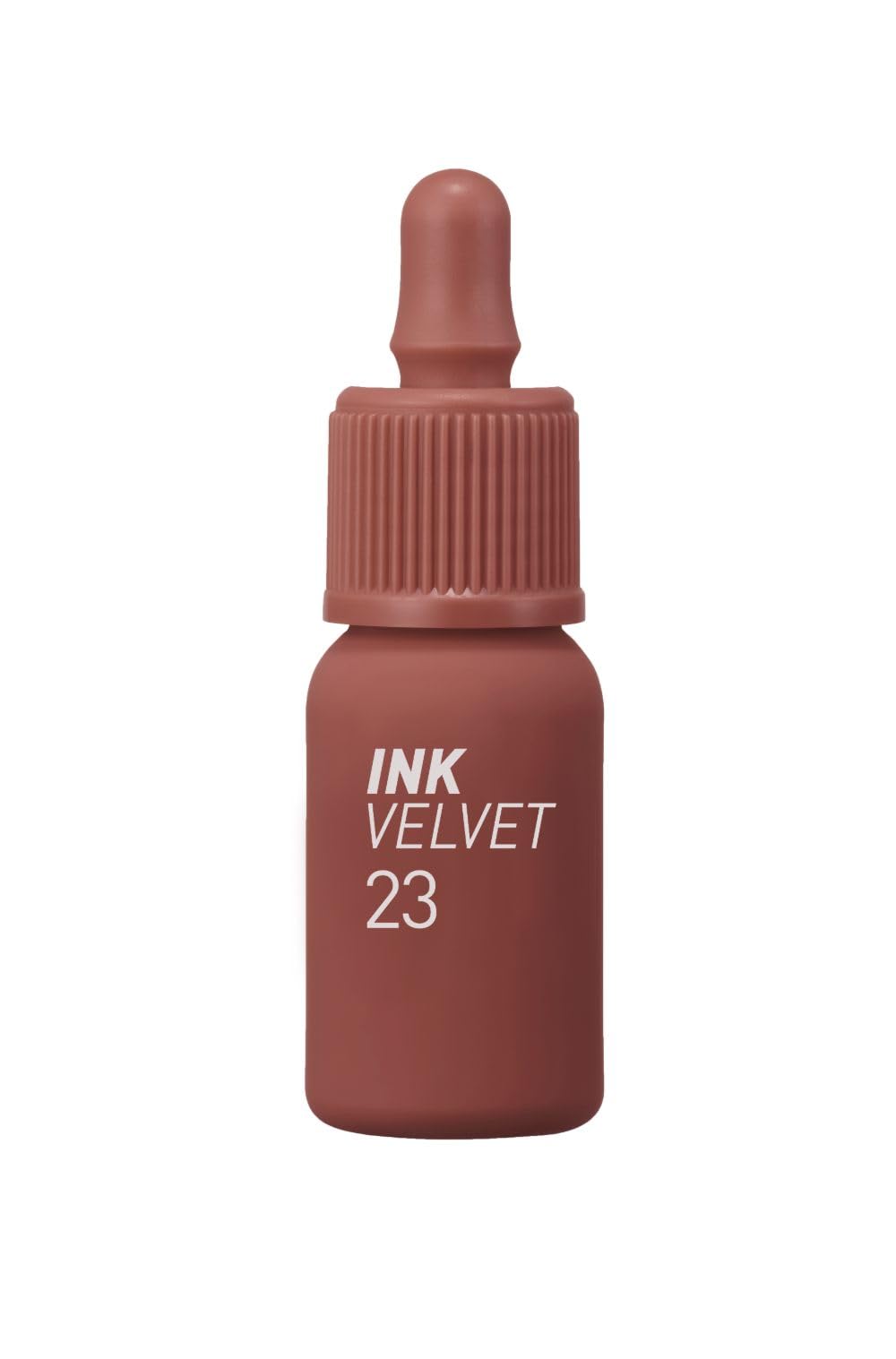 Peripera Ink the Velvet Lip Tint - High Pigment Color, Longwear, Weightless, Not Animal Tested, Gluten-Free, Paraben-Free (23 NUTTY NUDE, 4g)