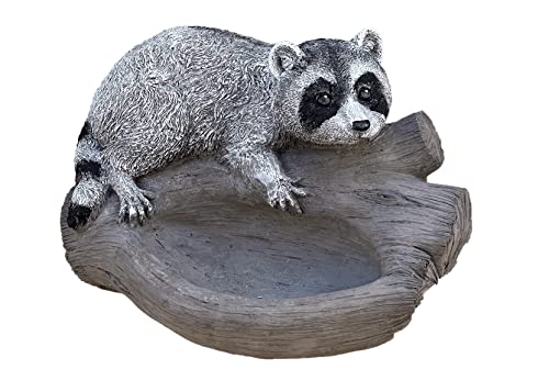 stoneandstyle Steinfigur Waschbär frostfest Steinguss