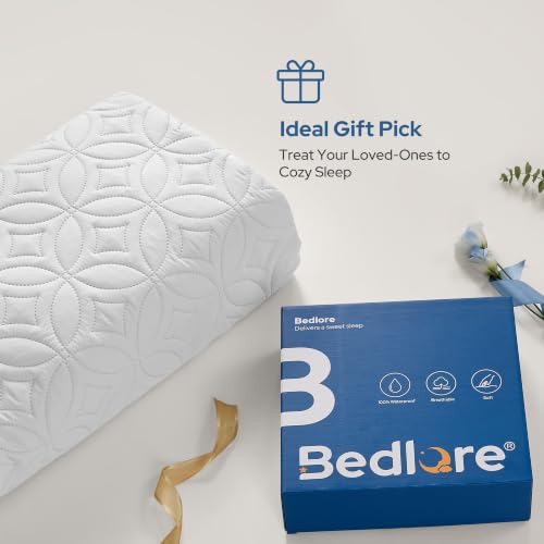 Image of BEDLORE Waterproof Mattress Protector, Full Size Mattress Pad