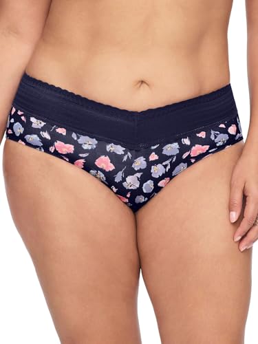 Image of Warner's womens No Pinching No Problems Dig-free Comfort Waist With Lace Microfiber Hipster 5609j