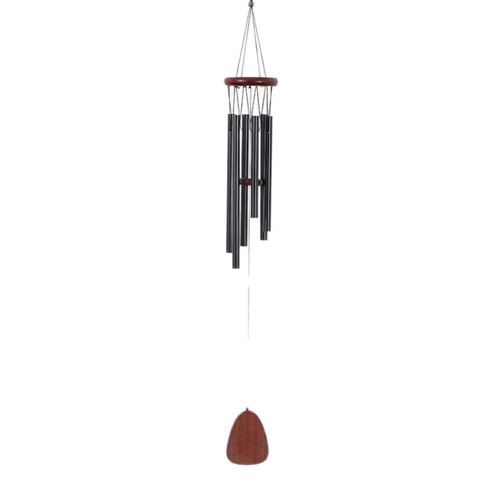 Lucky Wind Chimes, Vintage Metal Hanging Wind Bell Outdoor Good Luck Hanging Charm with Coin for Garden Home Patio Yard (Vintage)