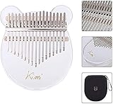 afinacion kalimba 17 notas Fácil de usar y transportar: fácil de tocar y aprendizaje rápido, solo tienes que sostenerlo en las manos y sacarlo con los pulgares para crear sonidos claros y melodiosos; también puede crear un trémolo especial con la cadena de acompañamiento. Tamaño de palma portátil, conveniente para llevar, puedes hacer música maravillosa en cualquier lugar; adecuado para entretenimiento de viaje, ceremonias religiosas, relajación, descompresión, bodas y otras reuniones sociales.
