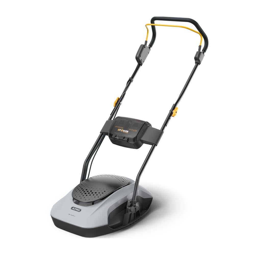 Alpina AH1 3020 Li Kit - Tondeuse à Gazon à Coussin d'air alimentée par Batterie, 750W, Coupe Les pelouses jusqu'à 100 m², légère et Facile à Ranger, Batteries et Chargeur Inclus.