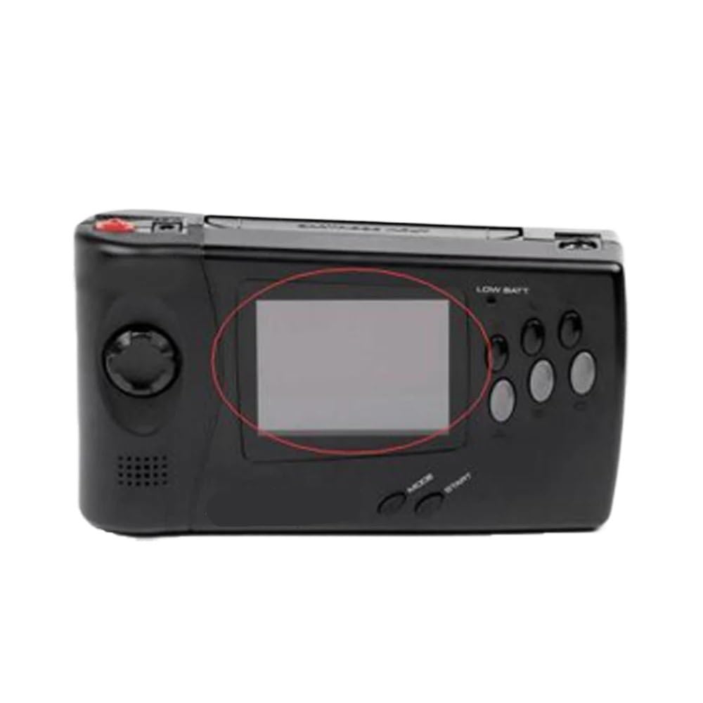 100 pezzi di pellicola protettiva for schermo in vetro for riparazione di parti di ricambio for console portatile Sega Nomad