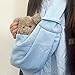 JOROBURO Pet Shoulder Bag, Handsfree Soft Strap Dog Sling Carrier Bag with Safety Hook, Polyester Hands Free Reversible Cat Carrier Bag for Puppy Cats Outdoor Walking Party