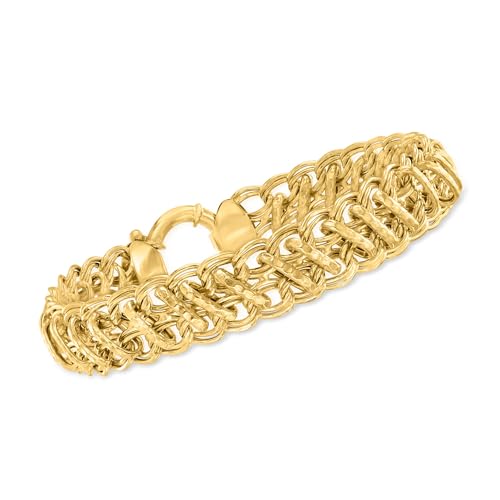 Ross-Simons 18kt Gold Over Sterling Multi-Link Bracelet