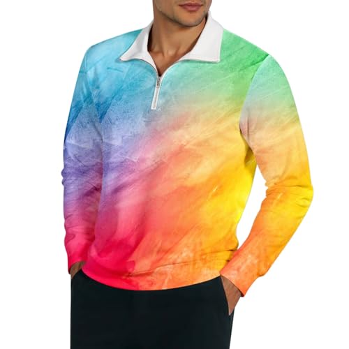 Sweat homme imprimé 3D coupe ample anti-froid pour la mi-saison