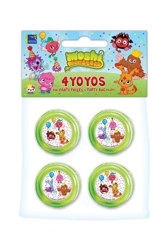 Geschenken 4 Alle gelegenheden Beperkte SHATCHI-988 Moshi Monsters 4 Pack Yoyo's voor Party Gift Bags, Multi