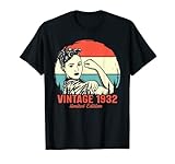 Photo Gallery maglietta 90° compleanno vintage 1932 made in 1932 90° bday maglietta Photo Gallery maglietta 90° compleanno vintage 1932 made in 1932 90° bday maglietta