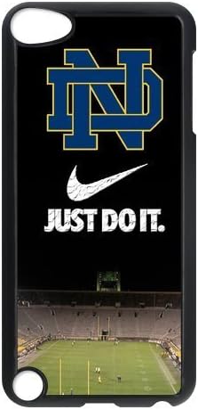 Custom NCAA Notre Dame Fighting Irish logo black plastic Case for IPod Touch 5th at Blue Sky Ocean store