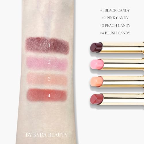 KYDA Tinted Lip Balm, Hydrating Sheer Formula Lip Balm, Natural Glossy Finish, Lasting Moisturising Lip Care Balm for Dry Lips, Pink Candy – Bild 5