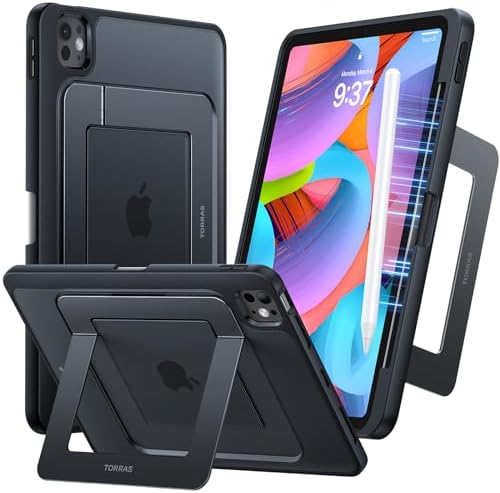 TORRAS Ostand K1 for iPad Pro 11 inch 4th/3rd/2nd/1st Gen Case, Black