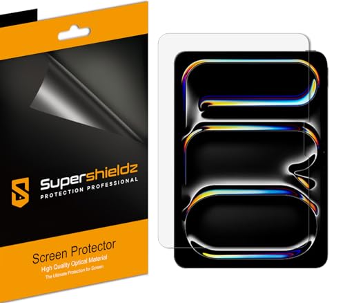 Supershieldz (3 Pack) Anti-Glare (Matte) Screen Protector Designed for iPad Pro 11 inch (M5 M4 2025/2024)