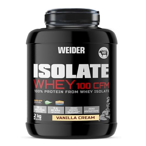 Weider Isolate Whey 100 Cfm - 2 Kg Vanilla Cream Weider Isolate Whey 100 Cfm - 2 Kg Vanilla Cream