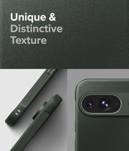 Image of Ringke Onyx for Google Pixel 9 Case [Feels Good in The Hand] Oil & Dirt Resistant, Enhanced Camera Lens Protection, Comfortable Grip, Non-Slip, Lightweight Cover - Dark Green | Feels Good in The Hand