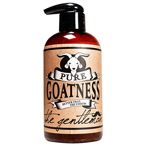 Image of Pure Goatness Premium Goat Milk Lotion Natural Skincare Body Hand and Face rejuvenating and cleansing moisturizer (The Gentleman, 8 oz)