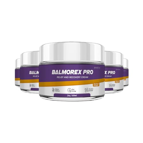 Avaivy Balmorex Pro - Balmorex Pro Maximum Strength Cream (5 Pack 10oz)