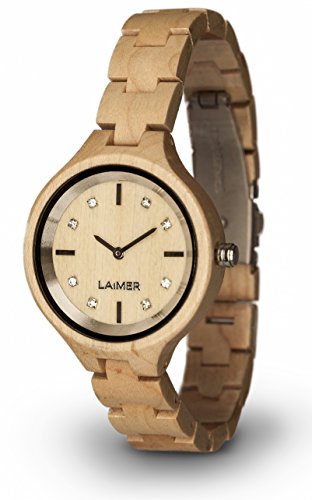 Holzkern Reloj Analógico para Mujer de Cuarzo con...