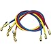 Yellow Jacket 29985, PLUS II Hoses with Compact Ball Valve End (2 Pack of 3 pcs)
