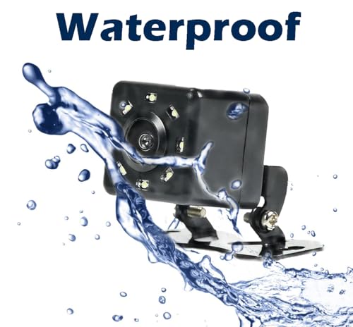 Image of Backup HD Camera Rear View License Plate Night Vision Waterproof Compatible with Sony Car Radio XAV-AX150 XAV-9500ES XAV-AX3200 XAV-AX5000 XAV-AX5600 XAV-AX7000 XAV-AX8000