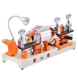 Key Cutting Machine Duplicator, Double Head Key Cutting Machine, Horizontal Multifunctional Keys Duplicator, Double Cutter Accurate Manual KeyMachine Keys Duplicating Machines