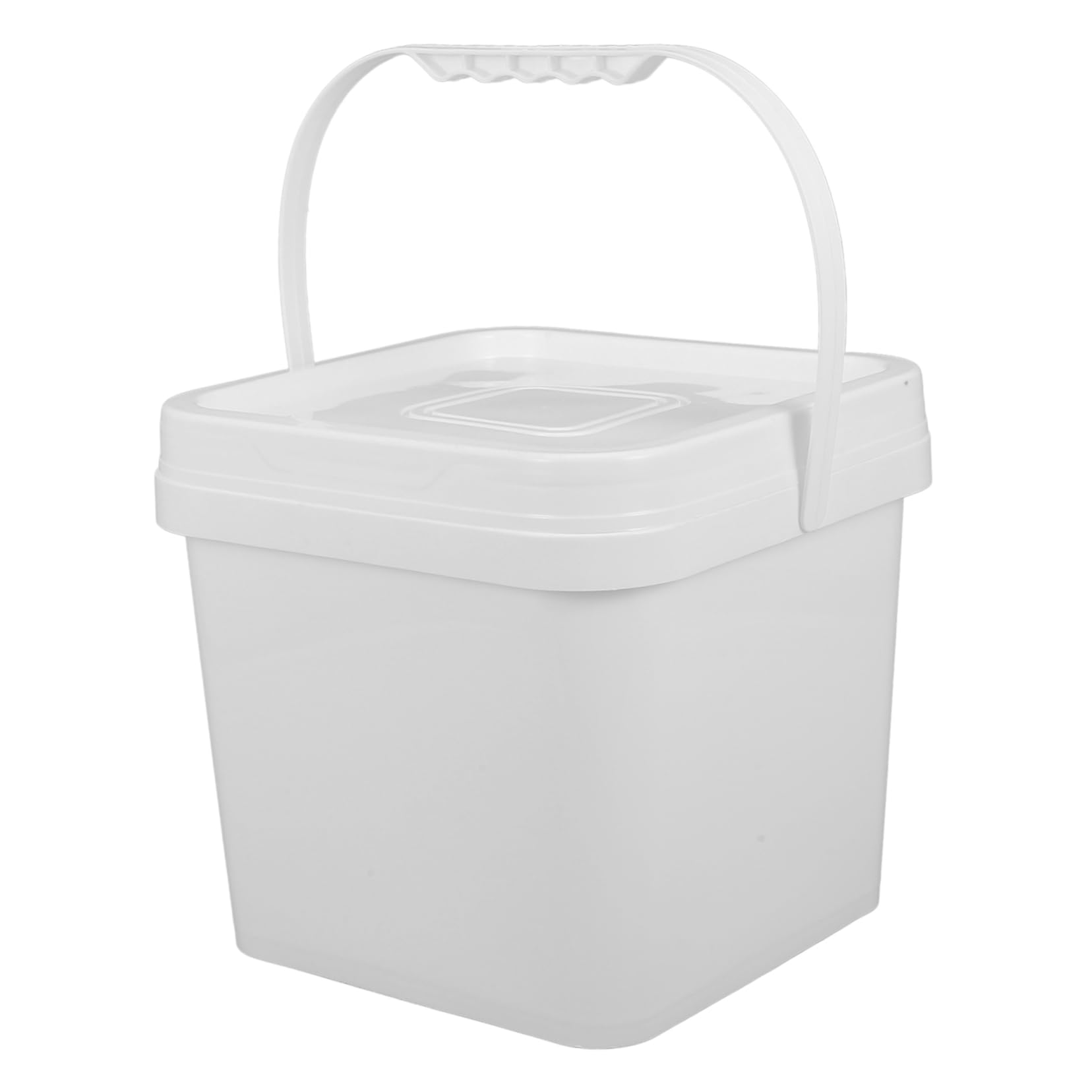 Cubo de almacenamiento de 5L PRETYZOOM para evitar derrames de químicos con tapa segura