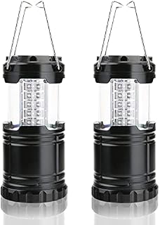 XEY Camping Lights, battery powered Led Camping Lantern, Super Bright Portable Survival Lanterns, Waterproof Emergency Tent Lamp, Various Emergencies (Color : 2 Pack)