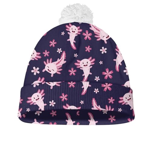 Kids Beanie Hat for Winter Girls Boys Warm Hat with Soft Pompom Outdoor Activities Beanie Cap One Size3